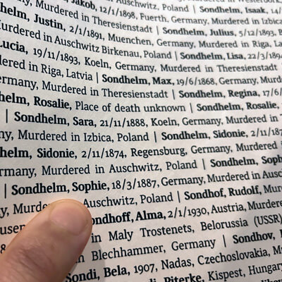Sophie Sondhelm, die Namensgeberin der Schule starb auch in Ausschwitz